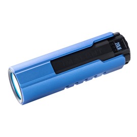 IMALENT LD70 Brightest EDC Flashlight, High Performance 4000 lumens Mini Torch -Use CREE XHP70.2 LED, Best LED Torch with OLED Display for Inspection and Home Checking (Blue)