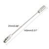 uxcell 2PCS 140mm/5.51inch Flexible Fish Tape Replacement Leader Wire Cable