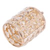 Crystal Makeup Brush Holder European Style Rounded Crystal Glass Cosmetic