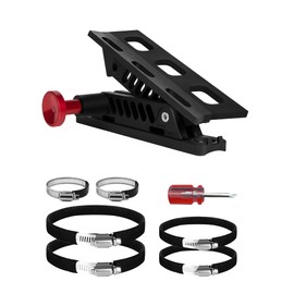 NILKATSS Adjustable Fire Extinguisher Mount, Easy Install on Roll Bar/ Cage Fire Extinguisher Holder, Quick Release Mounting Bracket for Jeep Wrangler JT TJ JKU JK JL UTV Cam-Am X3 Polaris RZR Ranger