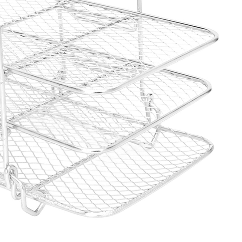 Fryer Racks Stainless Steel 3 Stackable Racks for Ninjia DZ201