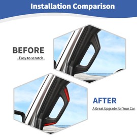 RT-TCZ for Jeep JL A Pillar Grab Handles Cover Trim Red for Jeep Wrangler JL JLU Gladiator JT 2 Door 2018-2023 Red Interior Accessories