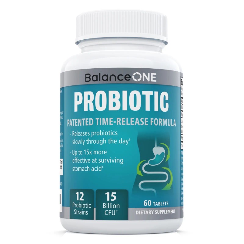 Balance ONE Probiotic, Once Daily, 12 strains, Shelf Stable, 2