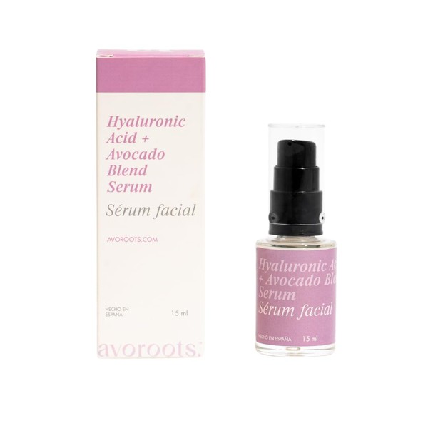 Avoroots Sérum Facial con Ácido Hialurónico y Aguacate | Hidratación