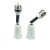 WPJCS E26/E27 Light Socket Extender, 5.5 Inch Extension, Adjustable Vertical