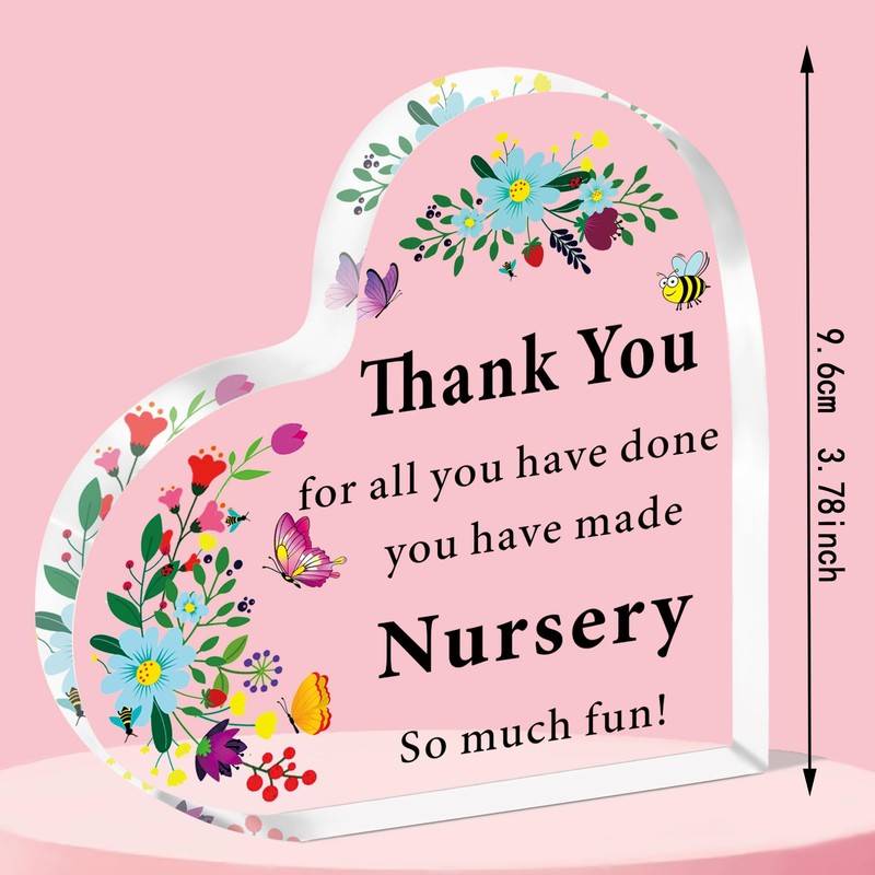 QMVMV Thank You Gift For Teacher Teaching Assistant Leaving Nursery