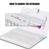 Universal Wireless Bluetooth Keyboard Flip Case Cover with Stand for
