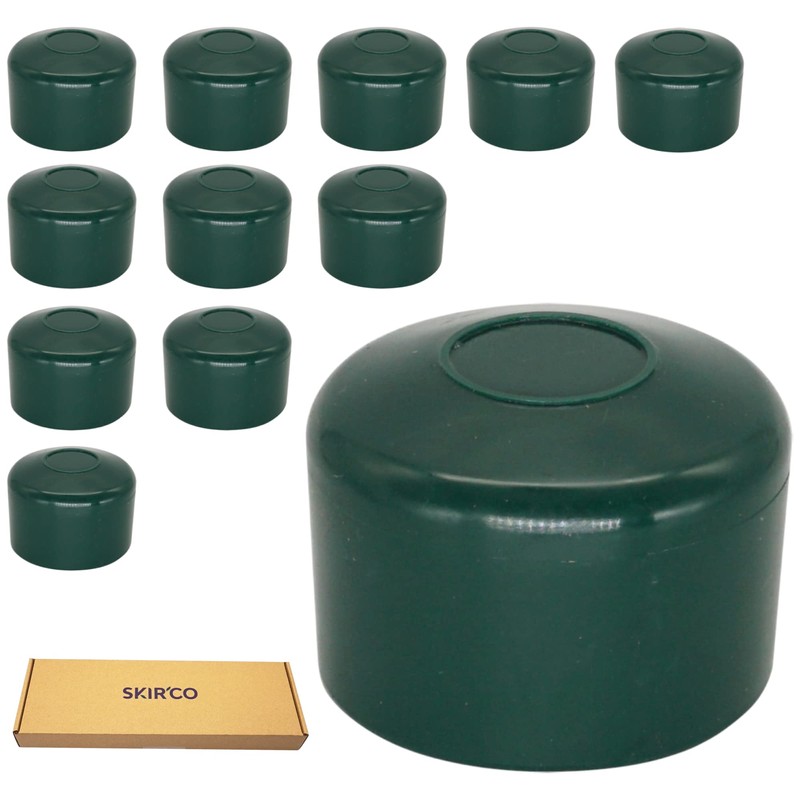SKIR'CO RAL 6005 Fence Post Caps Round 45 mm Green