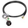 SHINESTAR 3.5 Feet Universal Gas Grill Regulator and Hose with