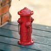 YiLifebes Small Dog Fire Hydrant Pee Post, 9" H Metal