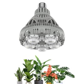 SANSI 300W Equiv. LED Grow Light Bulb Sunlike Full Spectrum 24W Indoor Veg Bloom E26