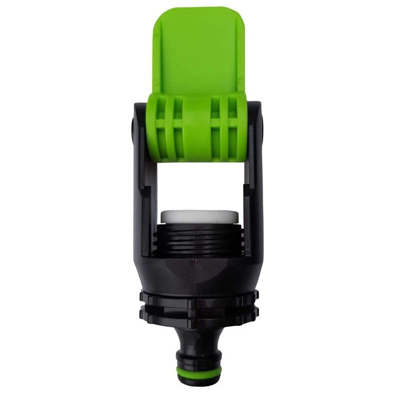 Green Universal Tap Connector Adapter Mixer Kitchen Garden Hose Pipe