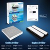 Femota Cabin & Engine Air Filter Kit, CF10134 & CA12061,