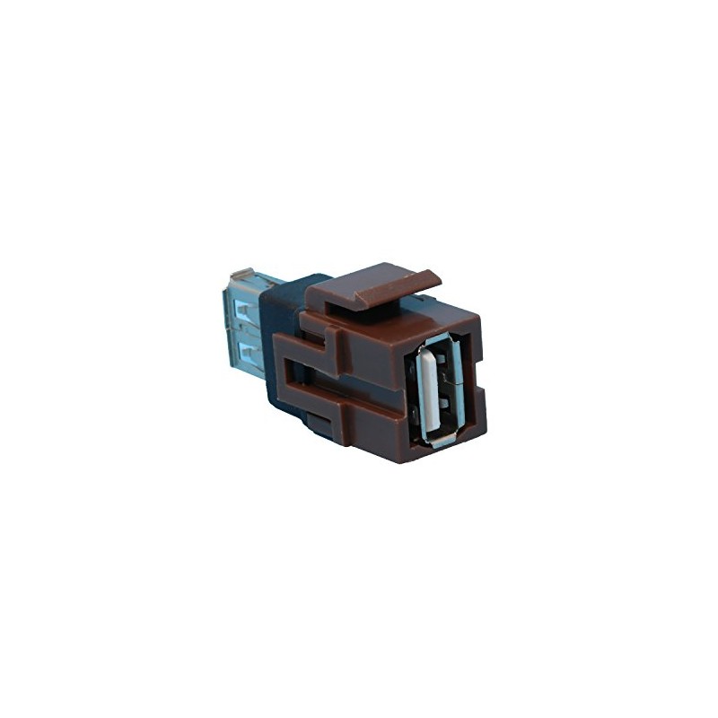 RiteAV USB 2.0 Keystone Jack Coupler A-A Female to Female