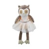 Wilberry WB004119 Dancer Owl Plush Toy, Brown