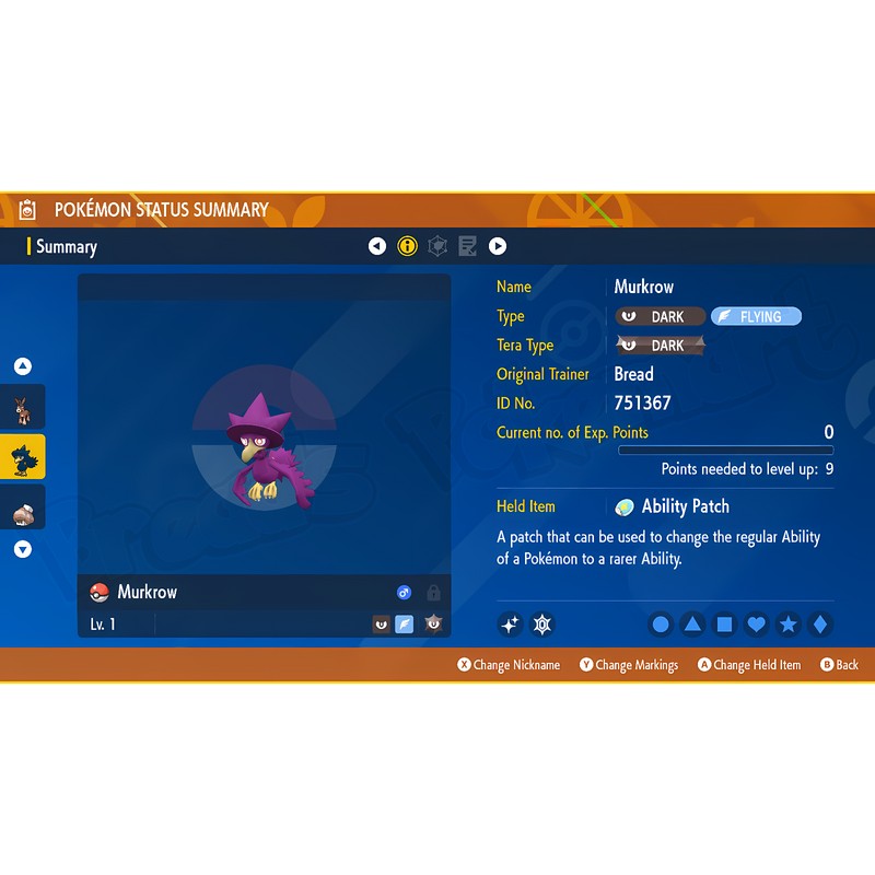 MURKROW ✨SHINY✨/NonShi