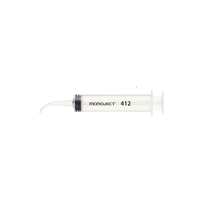 Monoject 3072331 Curved Tip Syringe, 12 mL, 0.5" Height, 0.5"