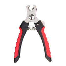 QitinDasen Professionelle Haustier Nagelknipser, Krallenzange, Krallenschere, Edelstahl Krallenschneider, mit Sicherheitsschloss und Nagelfeile (Größe L)