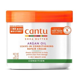 Cantu Leave-In Conditioning Repair Cream with Argan Oil, 16 oz, Free Shipping
