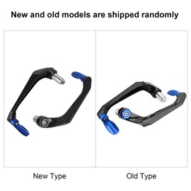 Protectores de palanca de motocicleta, protector de freno de manillar de motocicleta de aleación de aluminio universal de 7/8 pulgadas(Azul)