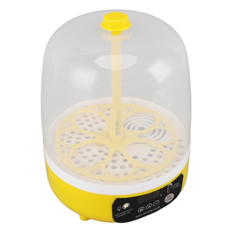 4 Eggs Incubator Temperature Humidity Control Visual Low Noise Energy