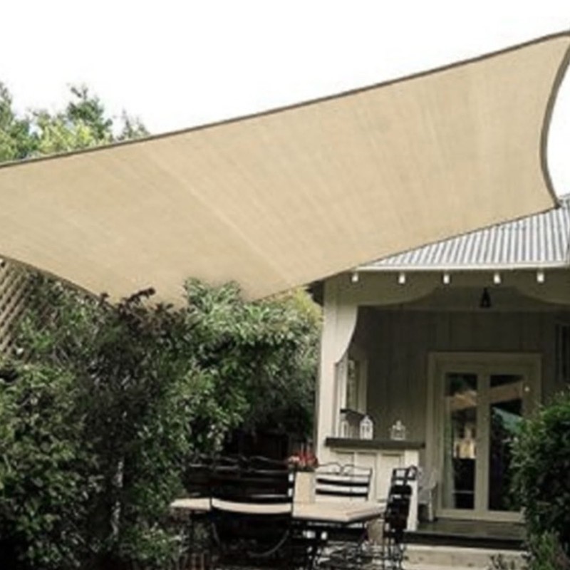 Rectangular Awning Sail Net Oxford Outdoor Patio Waterproof UV Proof