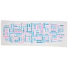 Epios 7341 Tenugui Hand Towel, Thank You, 13.8 x 35.4