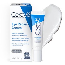 Sistema de renovación CeraVe | Skin Care, Eye Cream, Hyaluronic Acid, Niacinamide, Marine Botanical Complex, Oil Free, Ophthalmologist Tested, Daily U