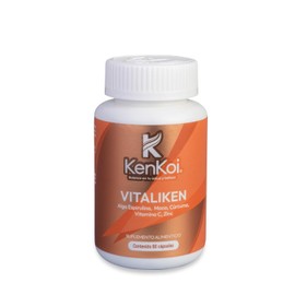 Espirulina Maca Cúrcuma Vitamina C y Zinc Vitaliken 60 cápsulas K KENKOI