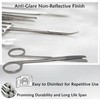 Stainless Steel Suture Stitch Scissors 4.5" Multifunction Shears with Hook