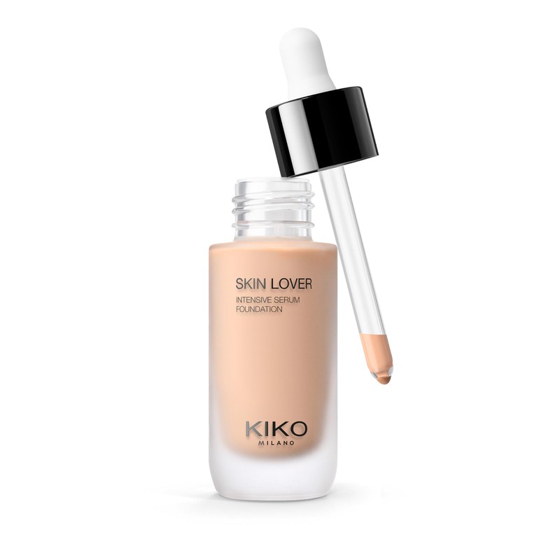 KIKO Milano Skin Lover Intensive Serum Foundation 2WR, Feuchtigkeitsspendende Serum-Foundation