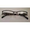 COVERGIRL Womens Covergirl Eyeglasses CG0394-01 Black White Rectangle Half Rim