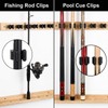 Yuanan 20Pcs Pool Cue Holder with Screws, Pool Stick Holder