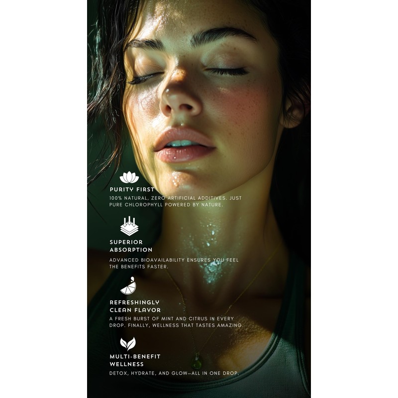 Greena GLOTOX® Chlorophyll Liquid Drops – Detox, Energize & Glow