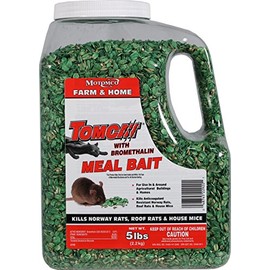 Motomco 008-22920 198889 Tomcat with Bromethalin Meal Bait, 5 lb