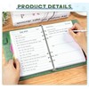 Ring Binder A5 Refillable, Agoer PU Leather Binder Notebook with