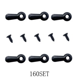 lacitycover Frame Picture Turn Button Fasteners, 160 Pieces Photo Frames Hardware Backing Clips and 160 Pieces Flat Head Picture Frame Hanging Screws