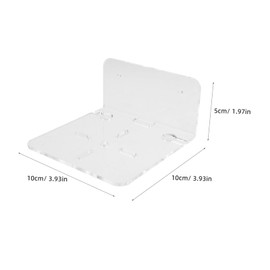 FELTECHELECTR Acrylic Floating Shelves Wall Mount for Security Cameras Monitors Speakers Minimalist Design Space-Saving