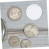 DOITOOL 50Pcs Coin Storage Box Transparent Coin Protector Case for