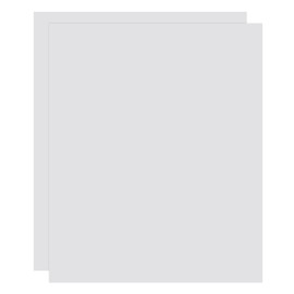 sourcing map 2 Pack ABS Plastic Sheet, 0.12" Thick 4"x6" Flexible Hard Plastic Sheet, Heat Moldable Panel for DIY Crafts Home Decoration, White