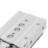 Pneumatic Cylinder SMC Type Dual Shaft Rod Double Acting Precise