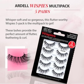 Ardell False Eyelashes WISP Easy Application Natural Look Reusable - Black 2 Pack / Ardell 인조 속눈썹 위스피 쉬운 발림 자연스러운 외관 재사용 가능한 - 검은색 2팩