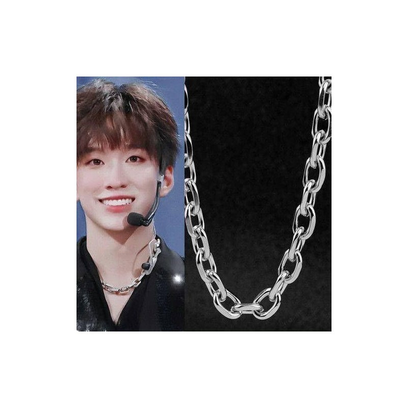 [ALICE ANDERSEN] Necklace, Men's, Thick Chain, Korean Silver Chain, Unisex,