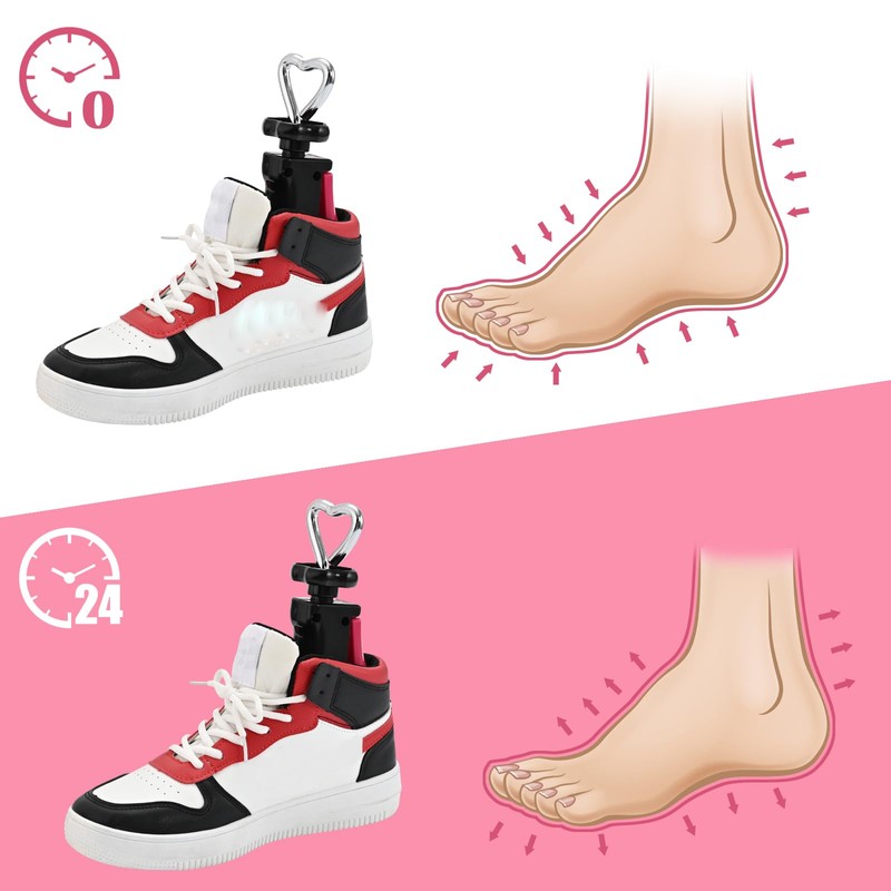 VIVEBEI Shoe Stretcher Women Men, Boot Stretcher Wide Feet, 4-Way