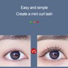 Heated Eyelash Curler USB Rechargeable Electric Lash Curling Tool for
