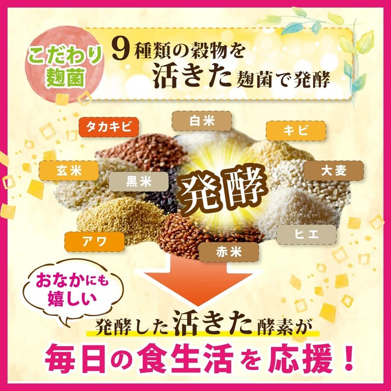 キレイを届ける生酵素PREMIUM 375種類の生酵素 コンブチャ 5-ALA 9種類の穀物 3種類の麹菌 11種類のマルチビタミン 乳酸菌 食物繊維 国内製造