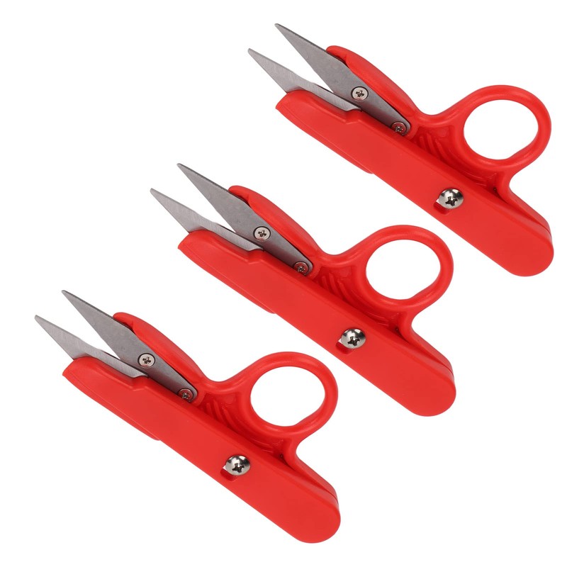 Sewing Scissors, 3Pcs Thread Snips Crochet Scissors Stainless Steel Smoothing