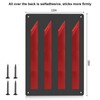 Stainless Steel Stove Backsplash, Kitchen Splatter Shield Black 12"x16"