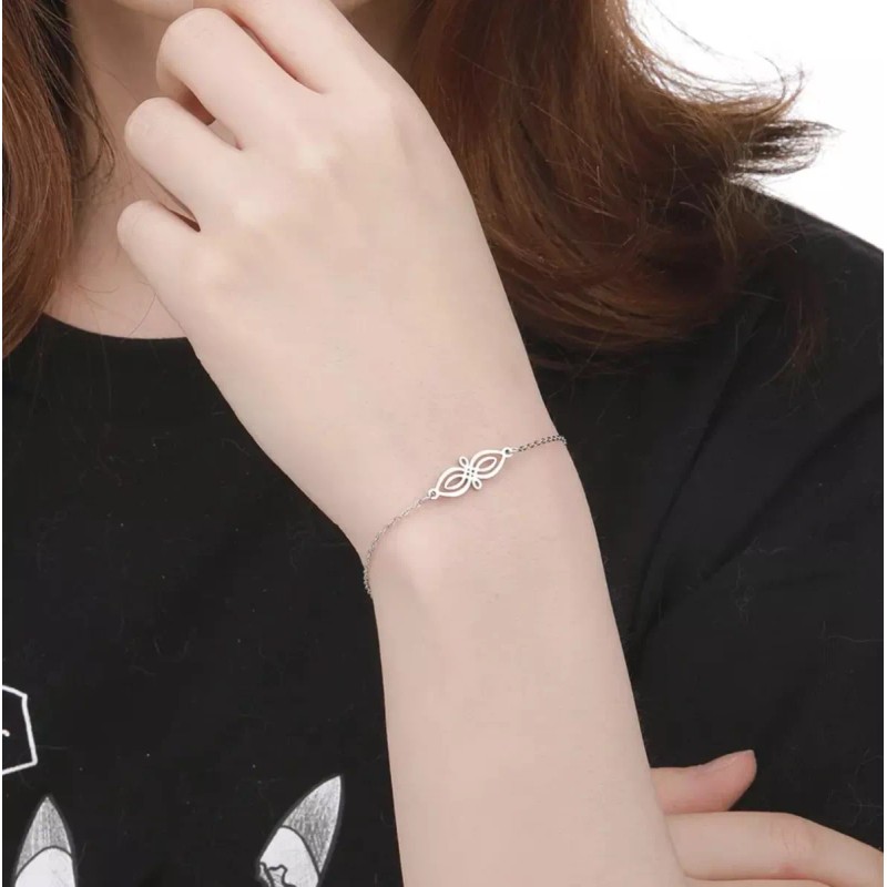 COLIBRI ALEGRE Pulsera Nudo De Bruja En Forma De 8