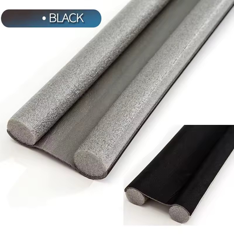 36.6-Inch Double-Sided Door Draft Stopper, Cut-to-Fit Wind & Dust Blocker